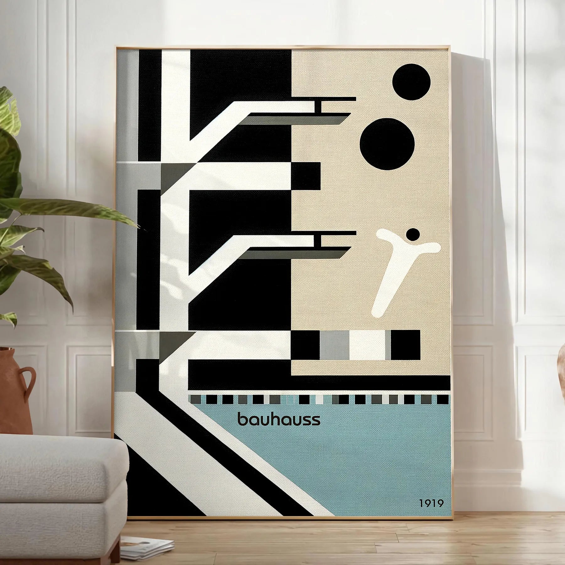 nostalgia Bauhaus Vintage Poster captivating swimming pool design iconic wall art piece touch classic elegance space ideal gift enthusiasts unframed today